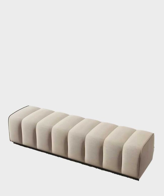 Tufted Upholstered Modern Bedroom Bench
